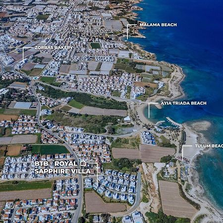 By The Beach - Royal Sapphire Villa Protaras Dış mekan fotoğraf