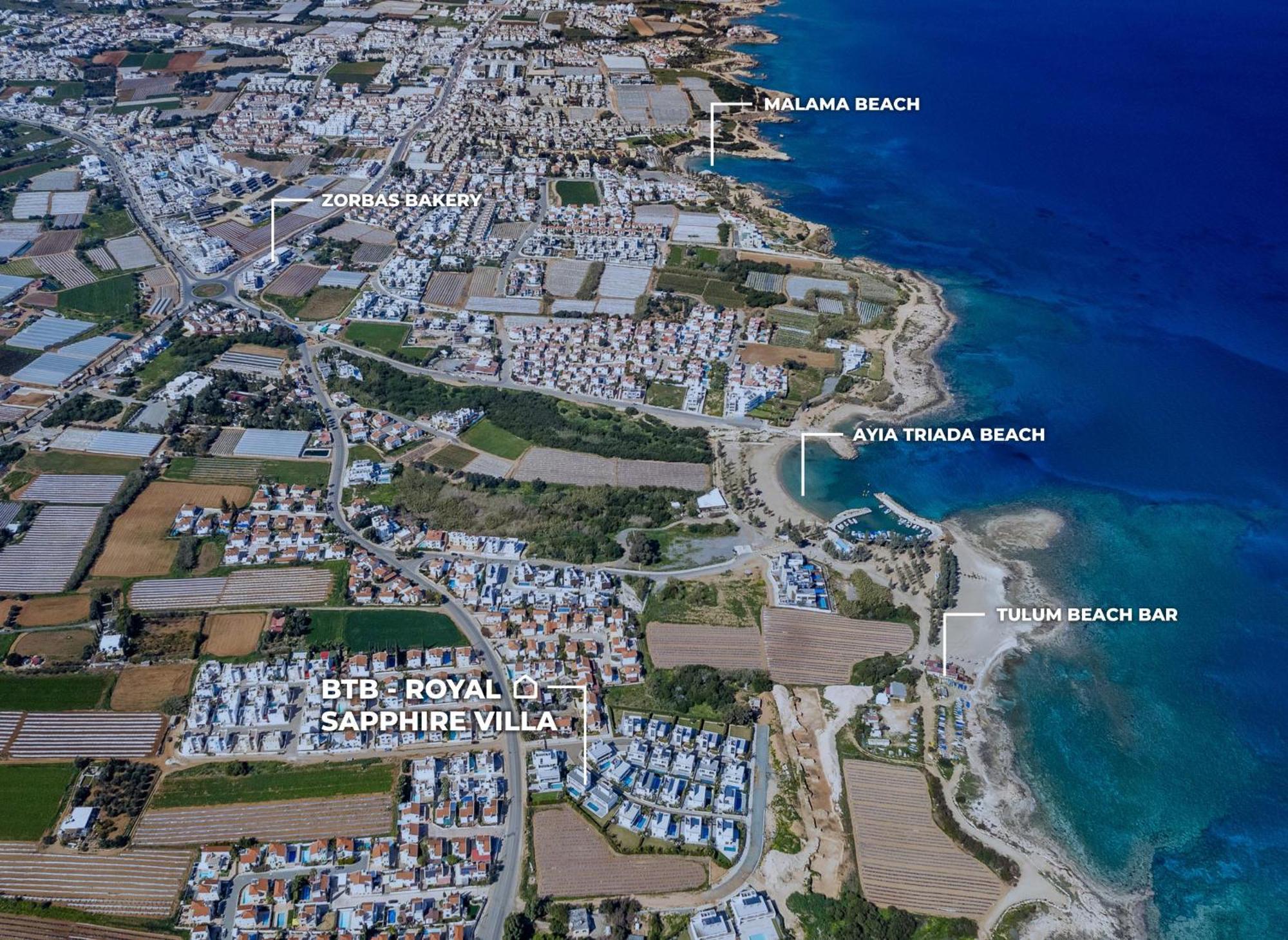 By The Beach - Royal Sapphire Villa Protaras Dış mekan fotoğraf